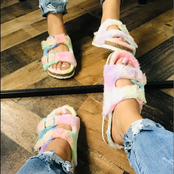 Shoes - Cotton Candy slides